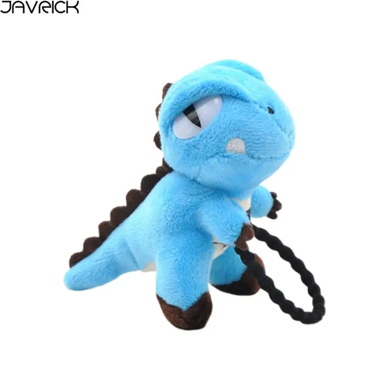 Sky Blue Женский милый большой объемный мультяшный динозавр, веревка для волос, плюшевая игрушка, бамбуковый шарнир, Резиновая лента, декоративный конский хвост, держатель, реквизит для фотосессии - Цвет: Sky Blue
