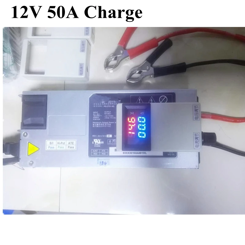 12V 50A быстрое зарядное устройство Mart Регулируемое напряжение 11 v-14,7 v для 3S 12,6 V 50A Li Ion 4S 14,8 V 50A Lifepo4 5s 14V 50A LTO свинцовая кислота