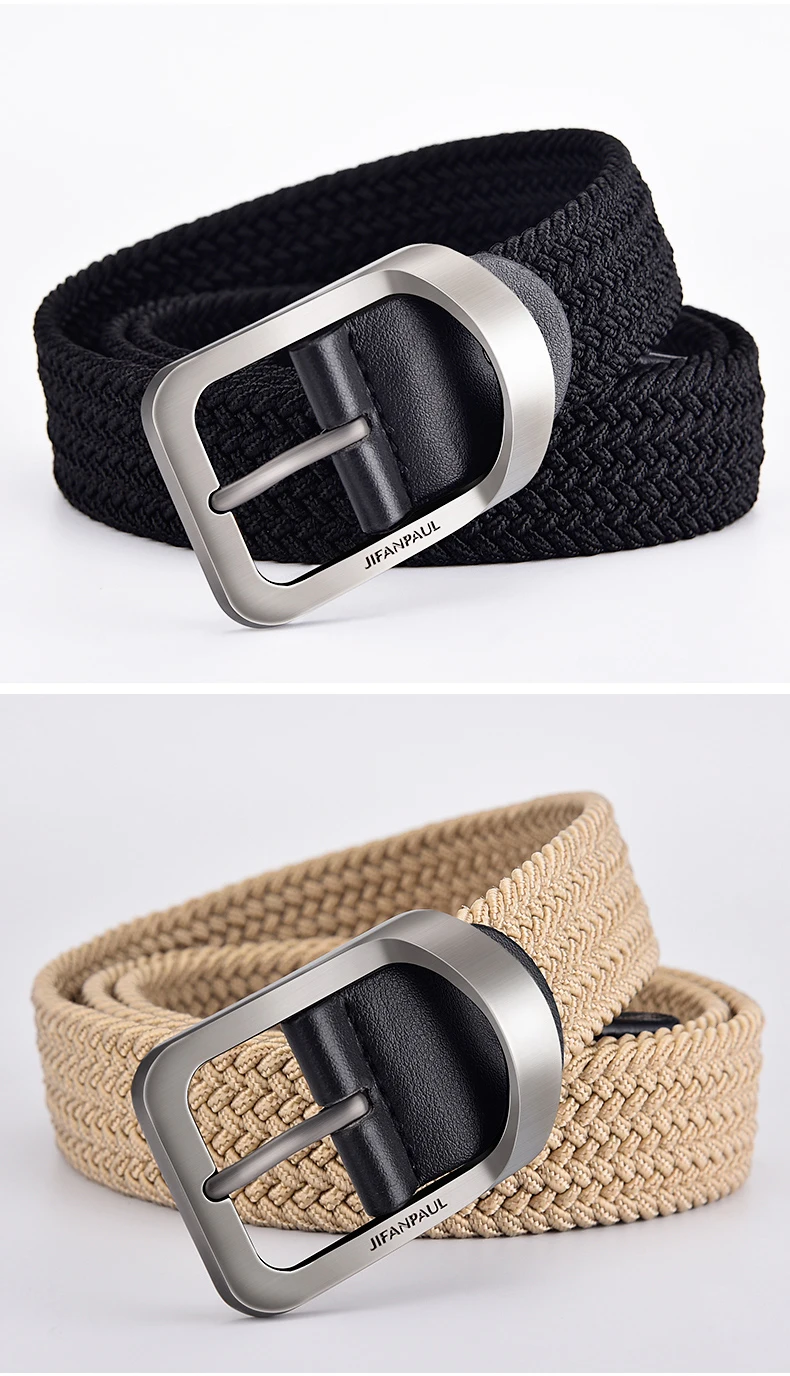 2022 men and women fashion nylon belt alloy casual belt women wild stretch jeans belt decoration ins wind Luxury brand design formal belt for men