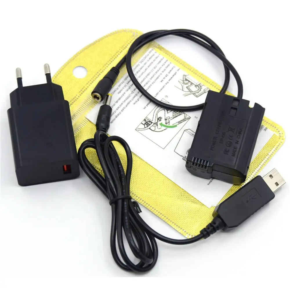 Power Bank Mh25 Usb Cable+charger+ep5b Enel15a El15 Fake Battery For