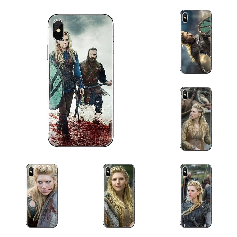 ТВ Викинги Lagertha для samsung Galaxy S3 S4 S5 Mini S6 S7 Edge S8 S9 S10 Plus Note 3 4 5 8 9 Мягкие прозрачные