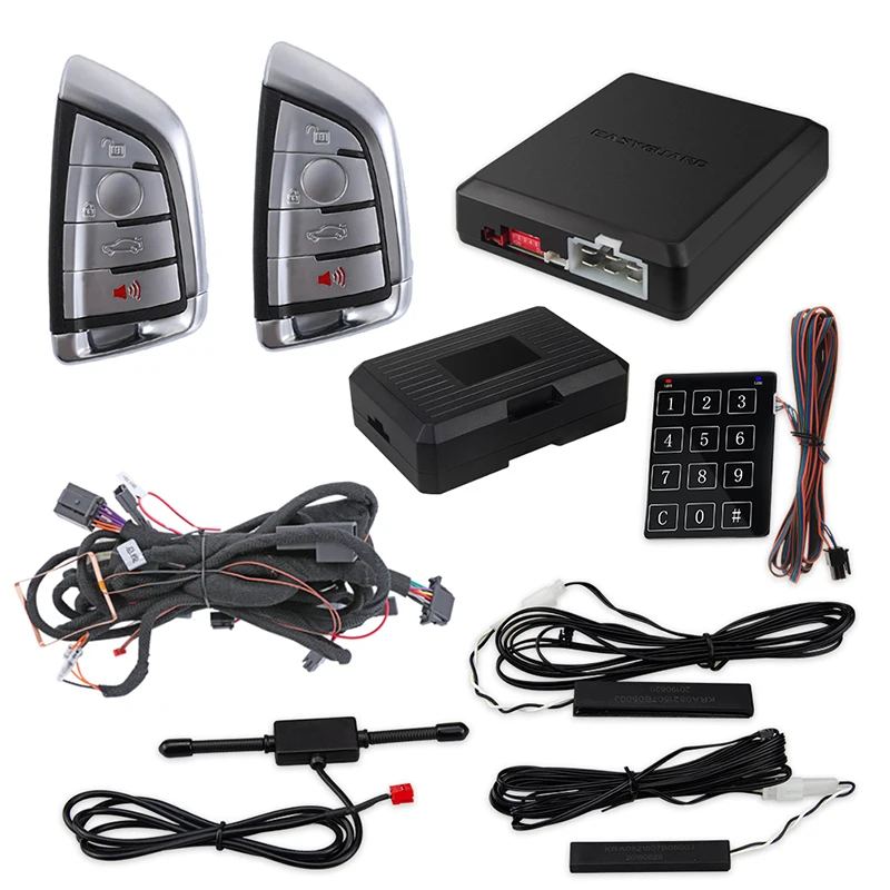 EASYGUARD plug and play CAN BUS compatible PKE kit fit for BMW E71E72 X6 series 2008 to 2015 Passive keyless entry remote start