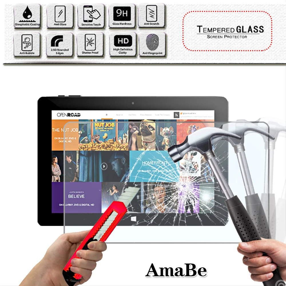 Защитное стекло для Cube I10/i7 Stylus/iPlay 10/iWork 10 Ultimate защитная пленка закаленное с