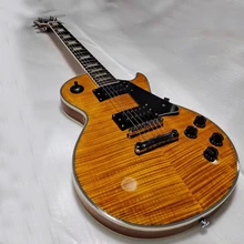 

Classic brand guitar, fine tiger skin veneer, professional performance level, free delivery to home.