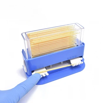 

Portable Dental Applicator Dispenser ,Dental Cotton Tip Dispenser ,Microfiber Brush Dispenser Dental Material Storage Box