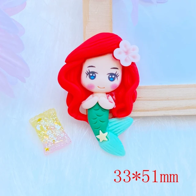 2Dcs Új Aranyos Rajzfilm Hercegnő Tuba Lapos Hátsó Gyanta Kabochonok Scrapbooking Barkács Ékszerek Kézműves Dekorációja Q25 - Image 5