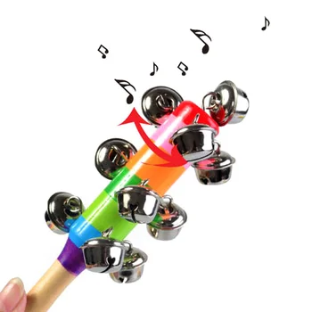 

Cute Children Kids Bed Bells New Infant Baby Developmental Toys Handbell