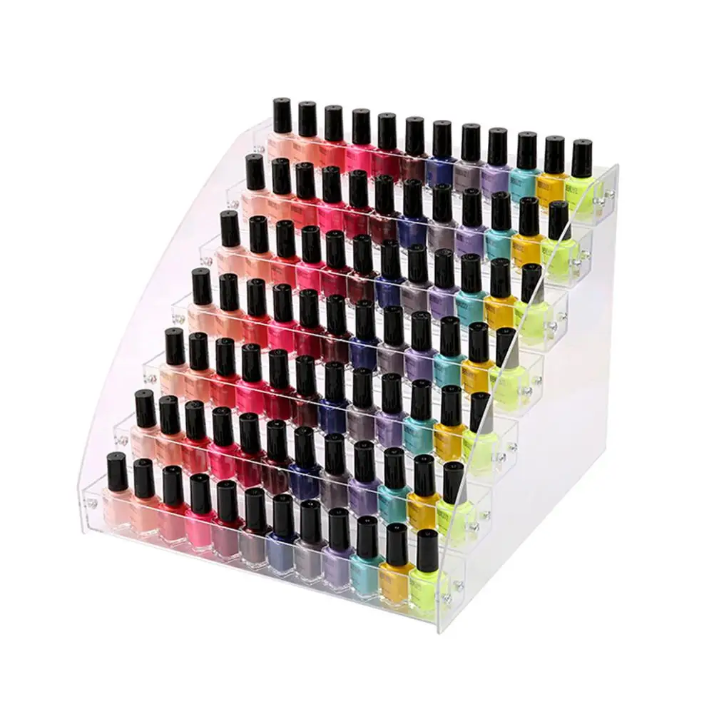 

Fashion Acrylic Multi-layer Nail Polish Storage Rack Bedroom Lipstick Cosmetic Multi-function Storage Display Stand