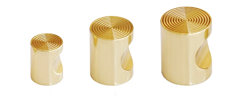 nordic polido ouro latão maciço botão barra alças mais longo gaveta puxa armário de cozinha alças de móveis