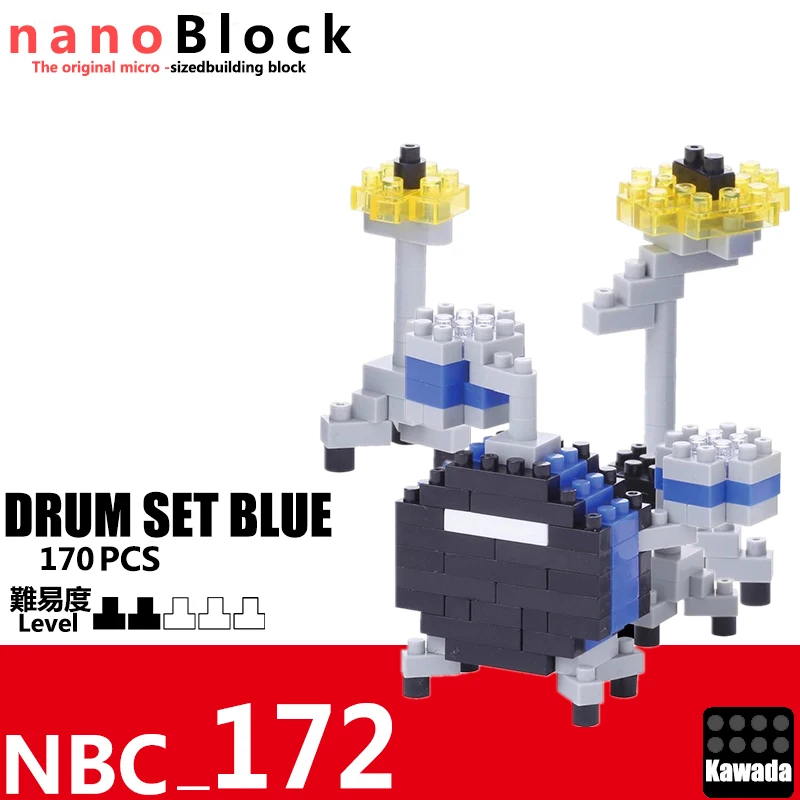 NBC172 nanoblock барабанная установка [Мини коллекция серии] 170 шт возраст 12