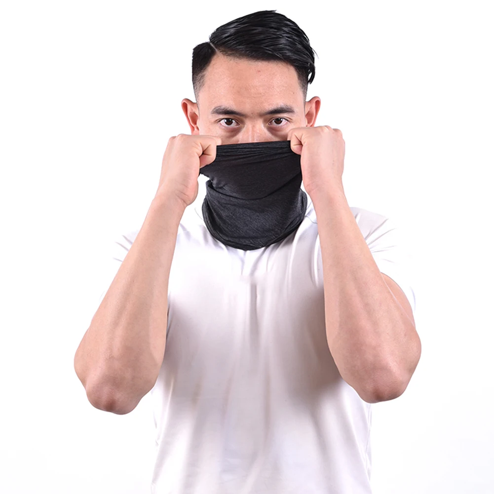 

New Arrival Outdoor Sport Riding Multi-Function Ice Silk Sunscreen Cycling Headscarf Anti Dust Half Face Mask