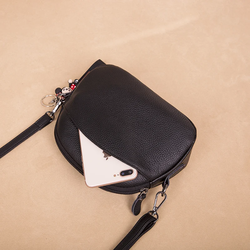 Crocodile Pattern Genuine Leather Cross Body Bag Woman's Handbag Ladies Shoulder Messenger Bags