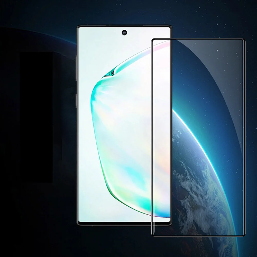 Для samsung Galaxy Note 10/Note 10 Plus защита экрана 3D изогнутый край полная закаленное стекло