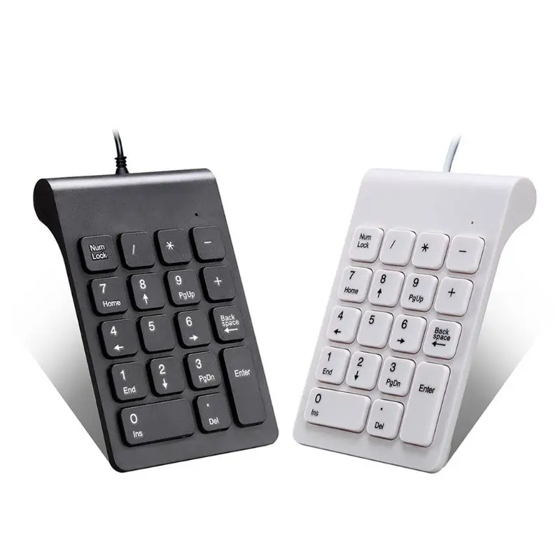 Mini Digital 18 key Numeric Keypad Numpad Number Pad Accounting Teller Keyboard AXYF 3