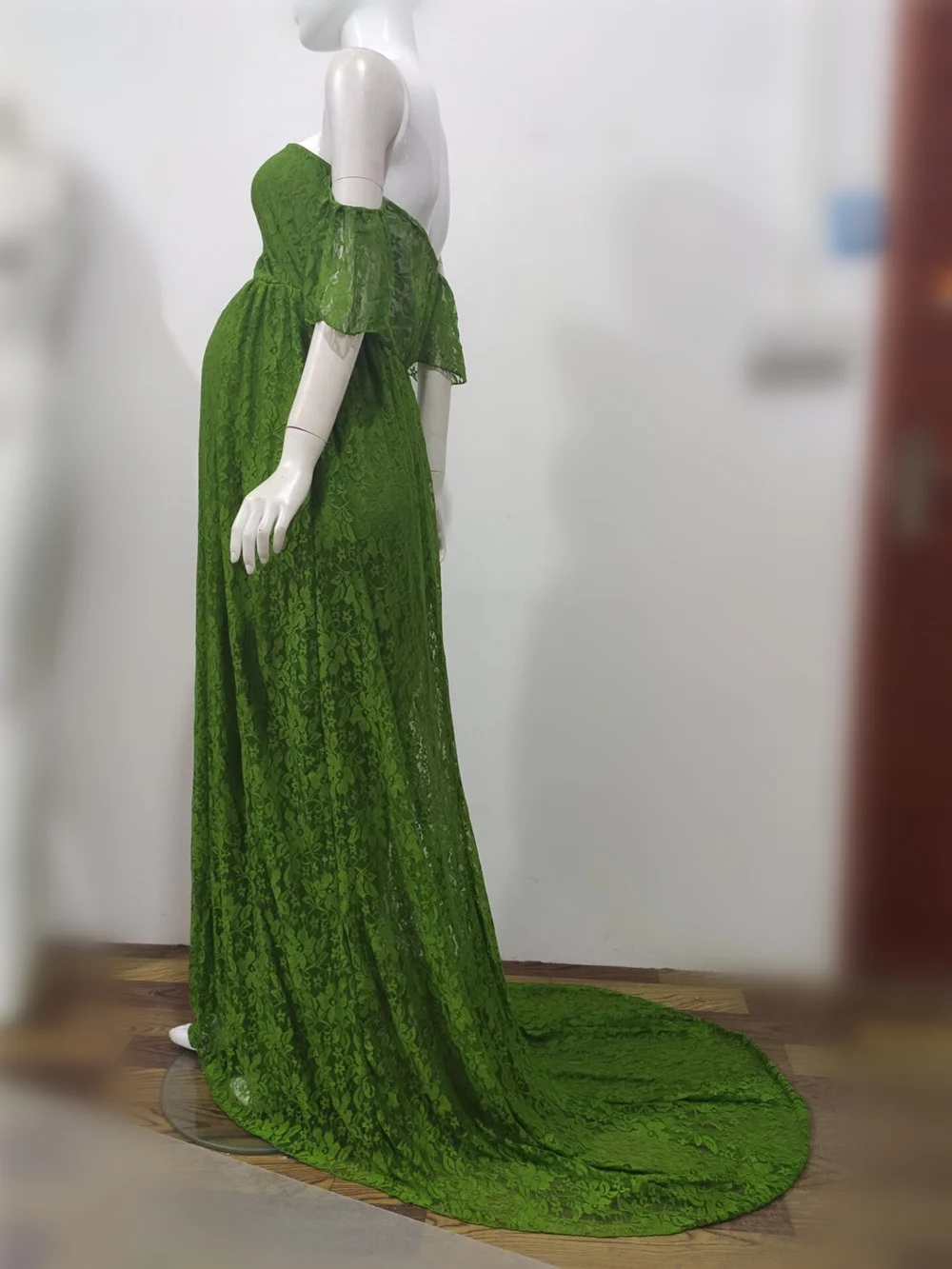 New Lace Maternity Dresses Elegence Pregnancy Dress Photography Long Pregnant Women Maxi Gown For Baby Shower Photo Shoots Props (8)