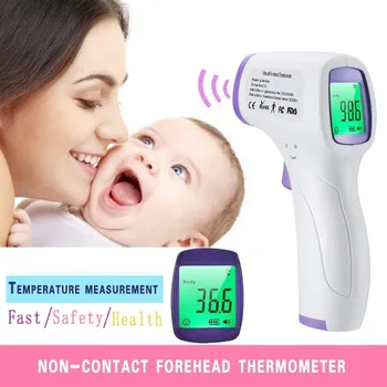 

Handheld LCD Digital Non-contact Termometro digital infrarojo Thermometer Forehead Body Temperature Meter термометр бесконтактн