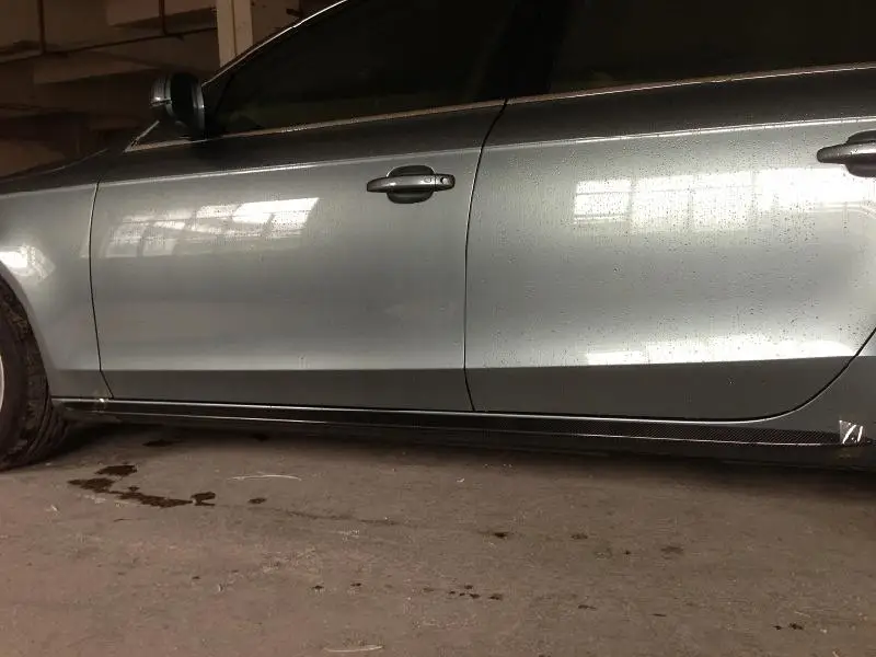 Автомобильные боковые юбки из углеродного волокна автомобильный боковой фартук