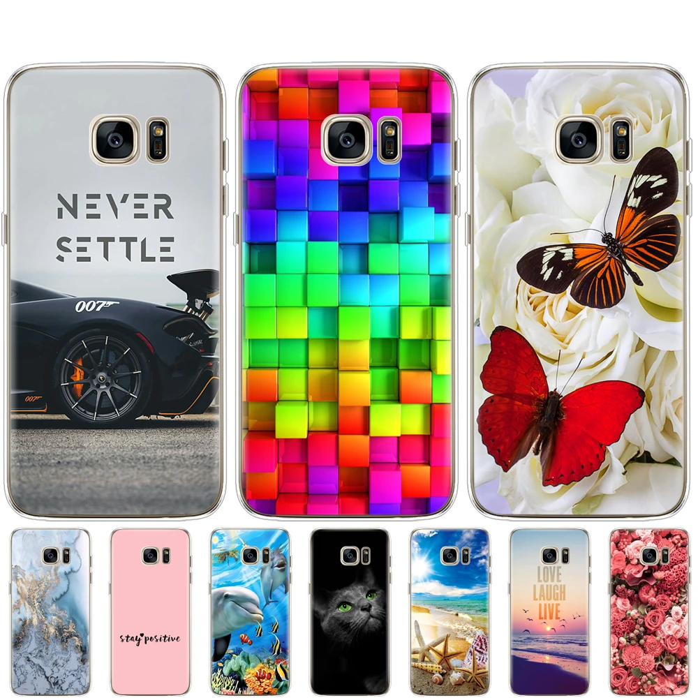 Силиконовый чехол для Samsung S6 G920 G920F G920A мягкая задняя крышка из ТПУ Galaxy edge G925F G925I G925A