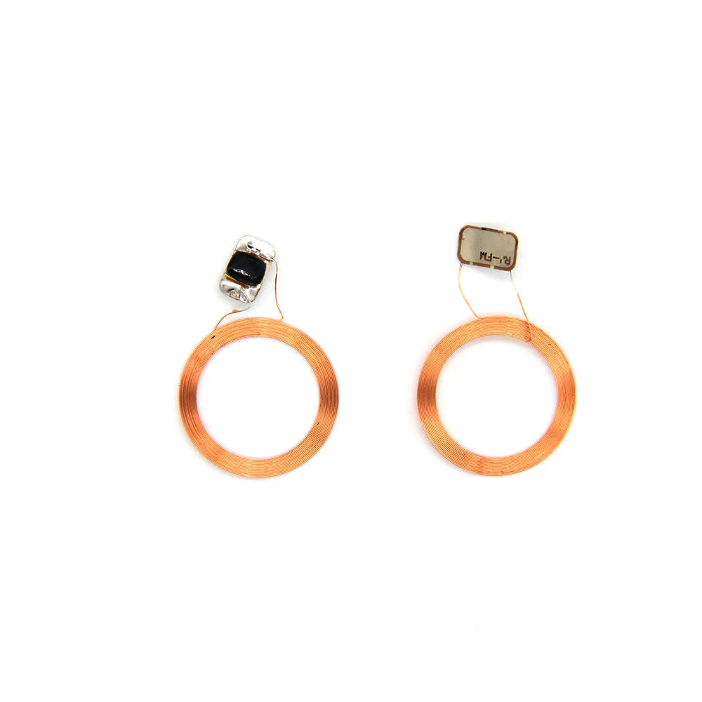 100 шт. 13,56 МГц S50 RFID NFC IC метки Обнаженная катушка+ чип чтение только контроль доступа