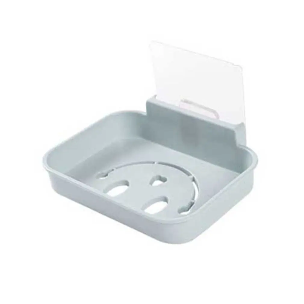 Креативный клейкий Настенный мыльница тарелка Чехол Контейнер-держатель для мыла мыльница для ванной комнаты Органайзер