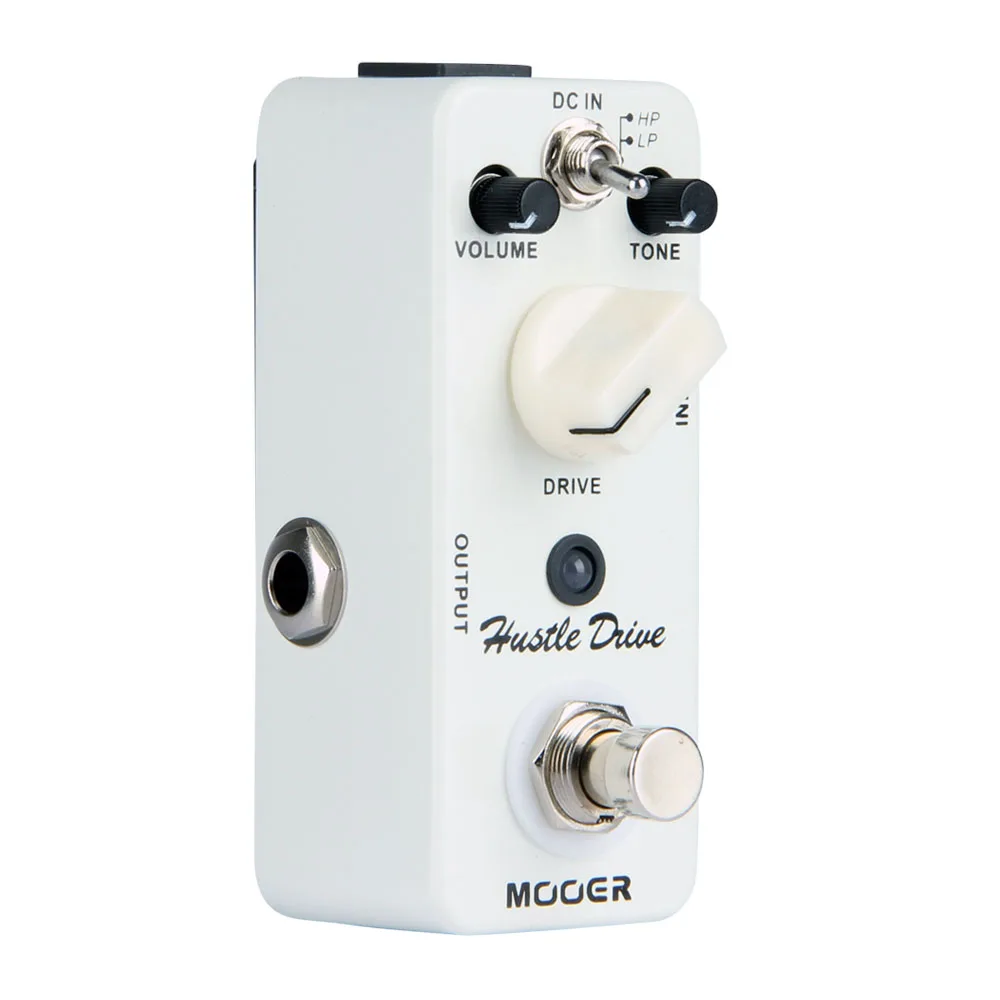 MOOER Micro Hustle Drive Distortion Effect гитарная педаль с трубчатым приводом звук 2 режима работы(hp/LP) микро гитарная педаль