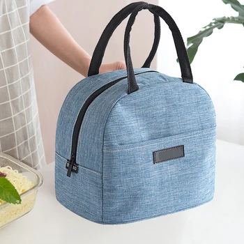 

Portable Cationic Fabric Waterproof Lunch Bag Lunch Box Bags Aluminum Foil Insulation Cooler Bag Kitchen Organizer