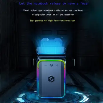 

1Pcs Exhaust Rad i Ator Cooler Portable Notebook Laptop Notebook Extracting USB Cooling Cooler Air Fan For 12-17 Inch Exter H9O7