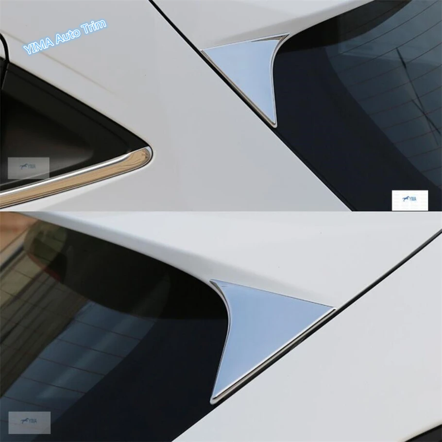 

Molding Garnish ! For Honda Vezel HR-V 2014 2015 2016 ABS Rear Spoiler Triangle Cover Trim