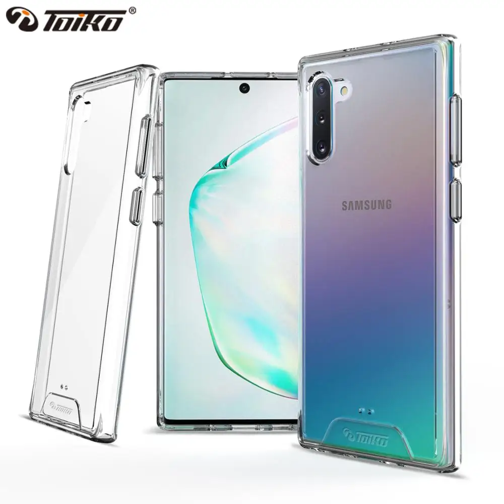 Прозрачный чехол TOIKO Chiron для Samsung Galaxy Note 10 Plus противоударный защитный бампер Lite