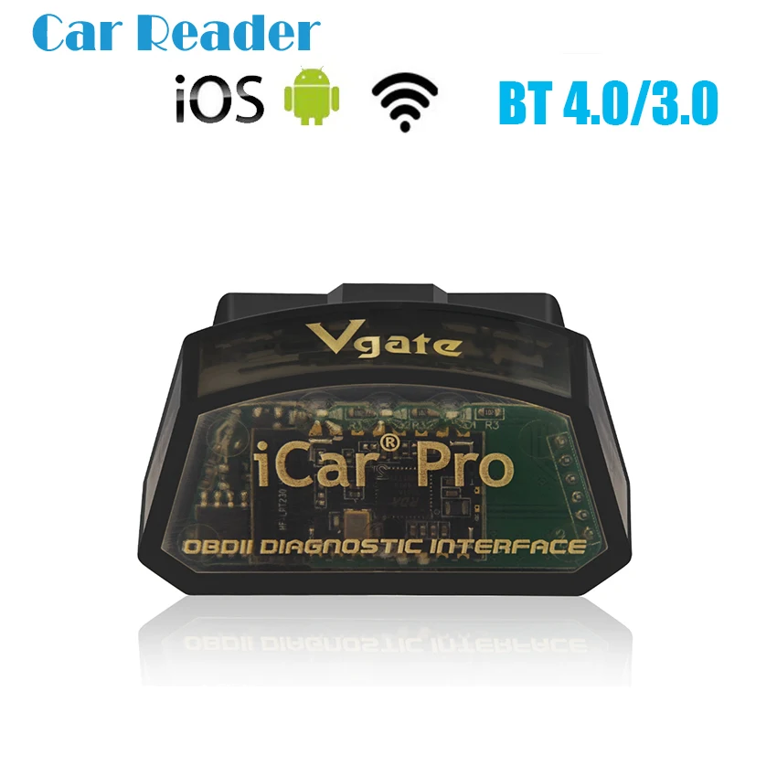OBD2 Vgate ICar Pro ELM327 V2.1 WIFI,Bluetooth Auto Diagnostic Code Reader Tool Mini elm327 v2.1 SAE J1850 for IOS,Android