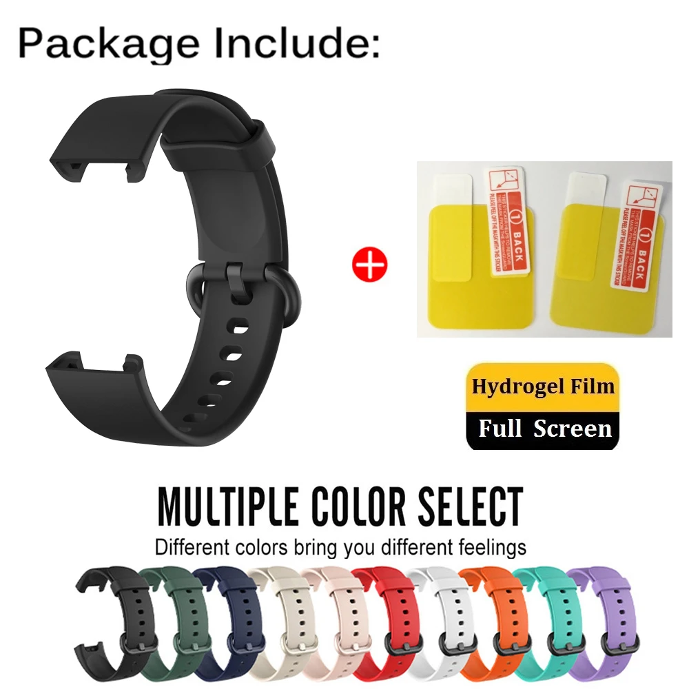 Replacement Strap For XiaoMi Mi Watch Lite Strap Silicone Watchband For XiaoMi Mi Watch Lite Smart Watch Strap Bracelet