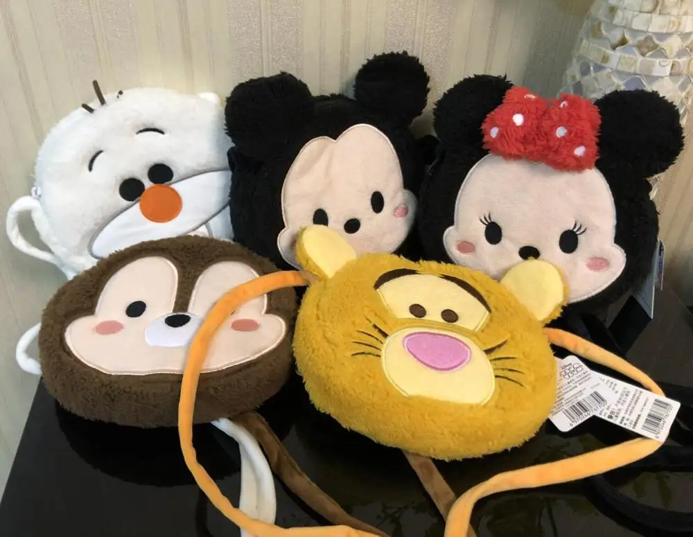 Echte disney Minnie Mickey стежок Многофункциональный cosmetische tas мультяшный Карманный Кошелек Kinderen speelgoed детский подарок
