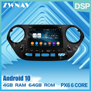 

2 din PX6 IPS touch screen Android 10.0 Car Multimedia player For Hyundai I10 2013 video radio stereo Android GPS navi head unit