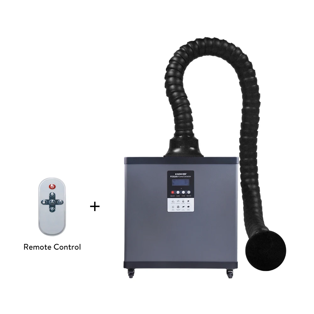 

New Version Digital Display Remote Control Soldering Fume Extractor FES200 Smoke Purify Machine