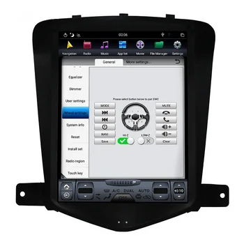 

CHOGATH 10.4 ''android 7.1 Vertical Screen 2+32G Car Radio GPS Multimedia Stereo for Chevrolet Cruze 2008-2012 with maps,canbus