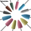 AriesLibra Rubber Nail Drill Bits 28 Types Milling Cutter Silicone Polishing Buffer Electric Nail Files Nails Art Tools 1