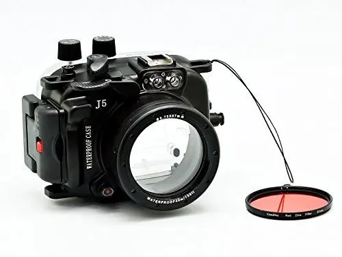 Excellent 40M/130ft Diving Camera Underwater Housing case /Waterproof Shell Case For Nikon J5 (20mm) (10-30mm) Lens 1
