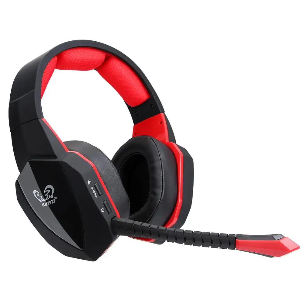 HUHD 2 4Ghz 7 1Channe Optical Wireless Gaming Headset for PS4 XBox One PC TV