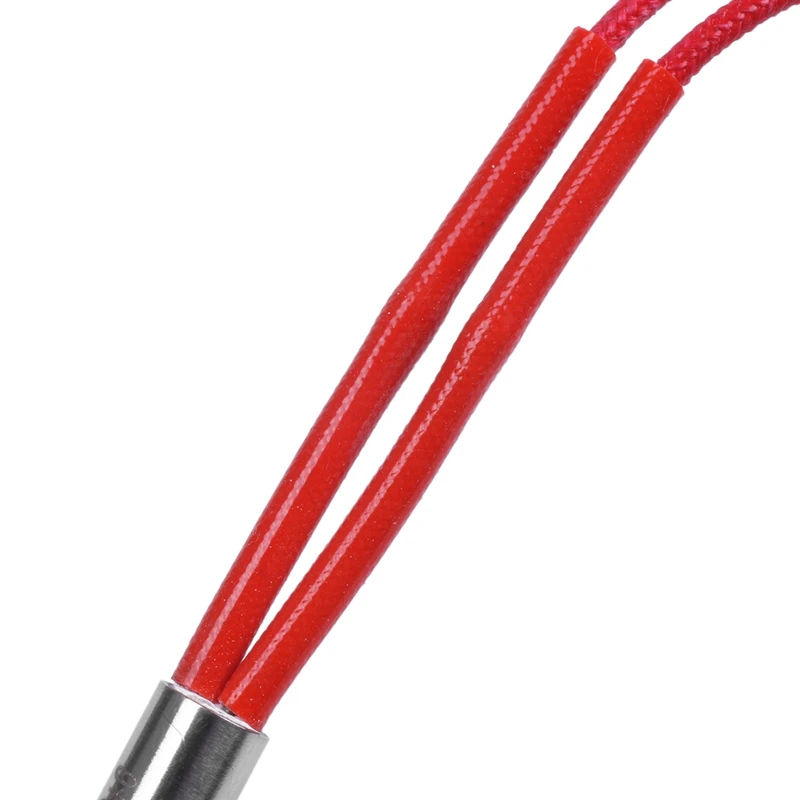 Красный двухпроводный нагревательные элементы 9 мм x 80 мм нагреватель картриджа переменного тока 110 в 250 Вт