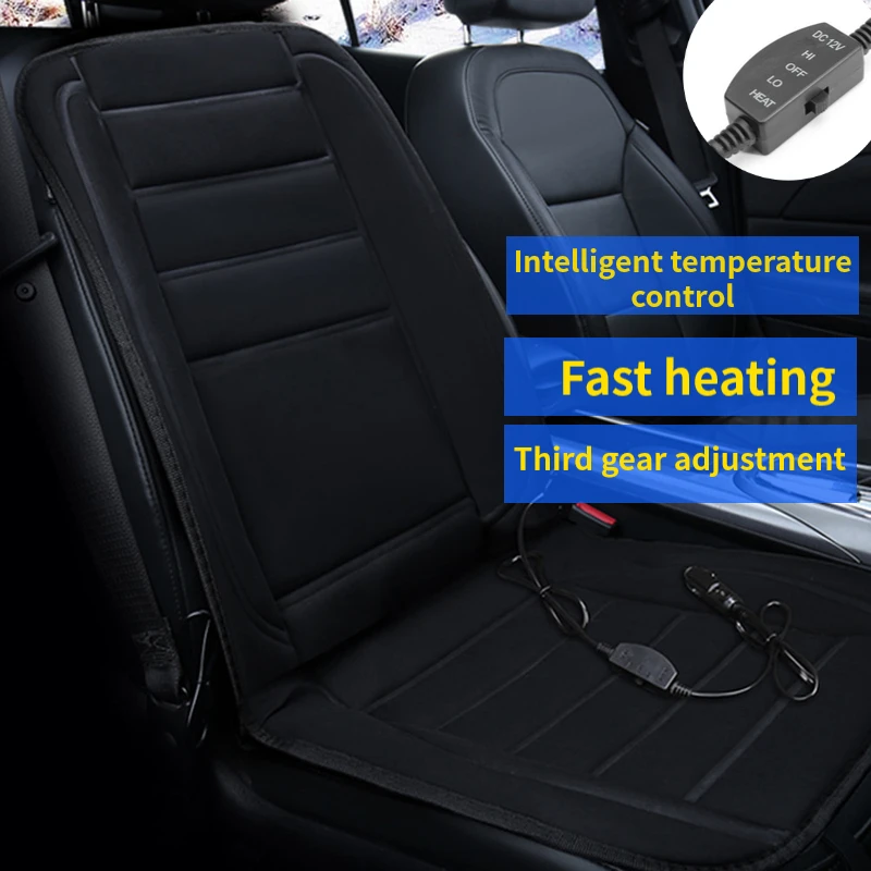 12V 42W Rear Back Heated Heating Seat Cushion Cover Pad Winter Car Auto Warmer Heater Automotive Accessories car styling - Название цвета: 1PC B Front seat