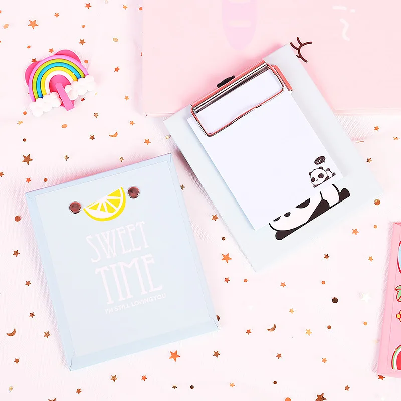 Доска клип липкий блокноты для записей фрукты блокнот напечатанный Kawaii