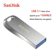 SanDisk USB 3,1 флэш-накопитель 150 МБ/с./с металлический Флешка 256 ГБ 128 ГБ U диск 64 ГБ 32 ГБ карта памяти 16 Гб CZ74 USB 3,0 флеш-накопитель