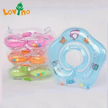 Accessoires de natation pour bébé, Tube de cou, anneau de sécurité pour bébé, flotteur pour la baignade, eau gonflable Flamingo