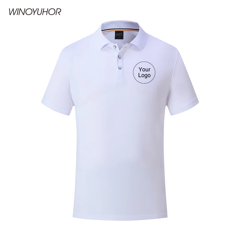 Men Women Polo Shirt Personalized Logo 