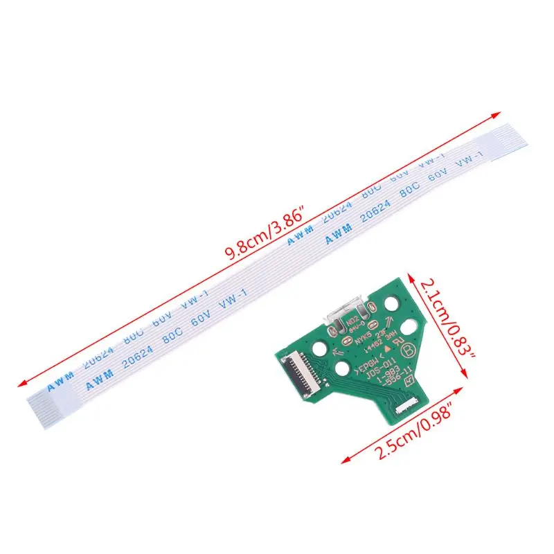 Новый зарядка через USB Порты и разъёмы гнездо платы JDS 011 для PS4 контроллер
