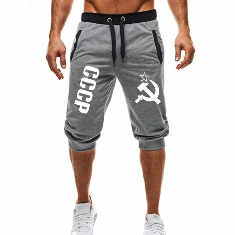 2019 new CCCP Russian Soviet print men's casual fashion shorts and tops 3XL summer men's shorts jogging men's brand clothing 2019 new CCCP Russian Soviet print men's casual fashion shorts and tops 3XL summer men's shorts jogging men's brand clothing