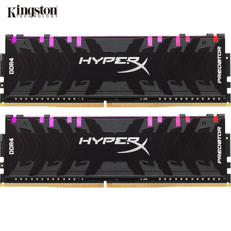 Kingston HyperX Predador RGB DDR4 8GB 16GB 3000MHz 3200MHz 3600MHz 4000MHz DIMM Memoria Ram ddr4 XMP para Desktop Memória Ram