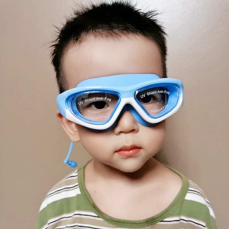 1 шт. Силиконовые противотуманные очки для плавания взрослых и детей|Очки