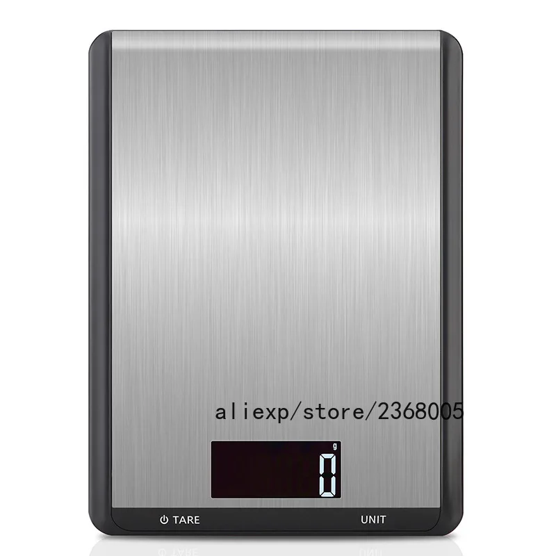 

New Kitchen Scale 10kg/1g Stainless Steel Flat Baking Scale High Precision Electronic Platform Scale Kitchen Accessories
