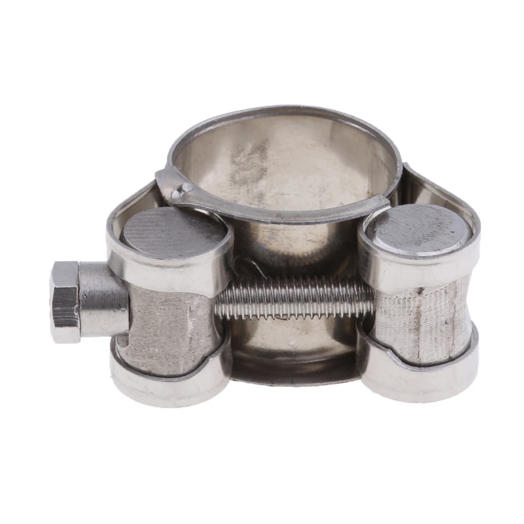 Universal Exhaust Pipe Clamp Clip For 20mm-22mm Motorcycle Muffler Silencer